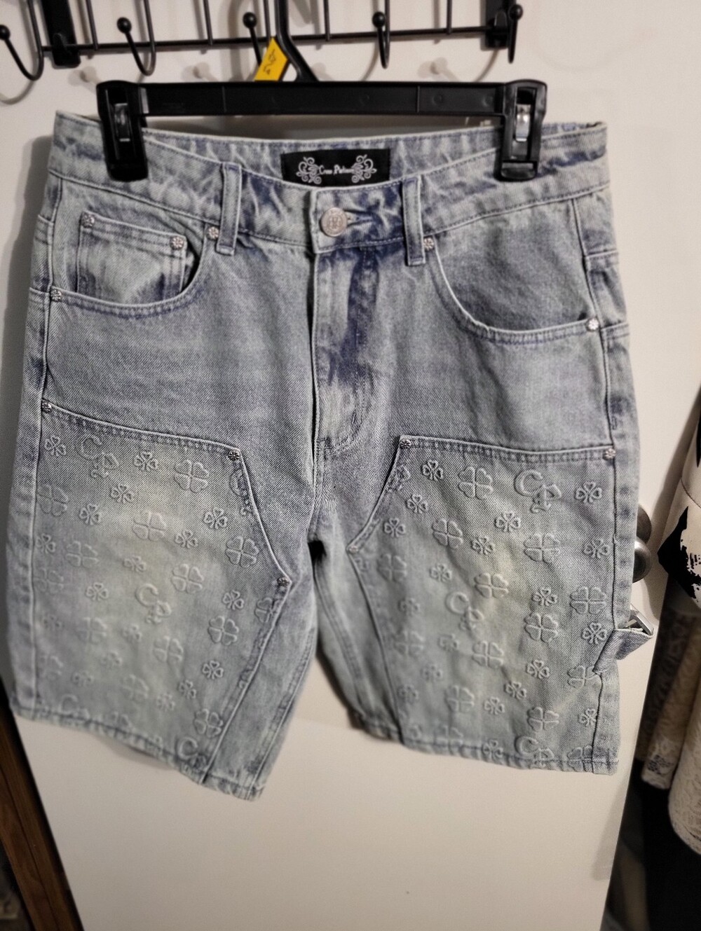 Cross Platinum Denim Shorts New Size 28 Vintage Y2k Skater